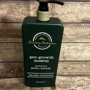 Tommy Bahama Pro-Growth Mens Shampoo 32 Oz. Eucalyptus Tea Tree Biotin Caffeine